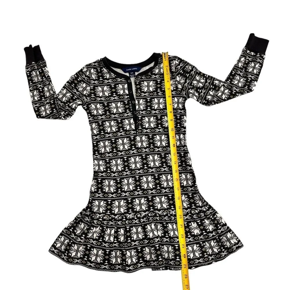 Ralph Lauren‎ Girl's Thermal Waffle Dress, Size S (7)